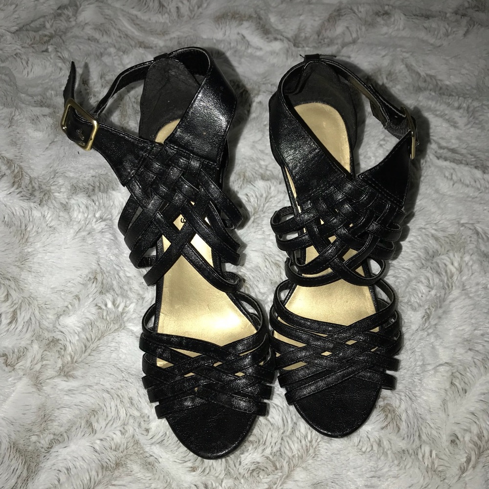 Strappy heels